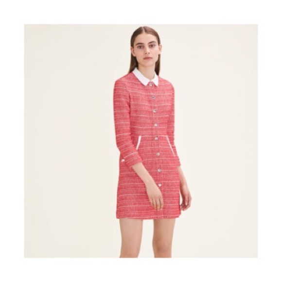 Red Tweed Dress